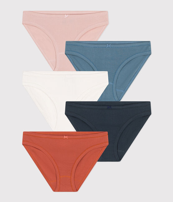 Confezione da 5 slip in cotone donna variante 1
