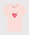 T-shirt serigrafata bambina rosa MINOIS