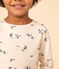 T-shirt a maniche lunghe in cotone a fiori bambina bianco AVALANCHE/ MULTICO