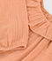 Blusa in garza di cotone bambina rosa SIENNA