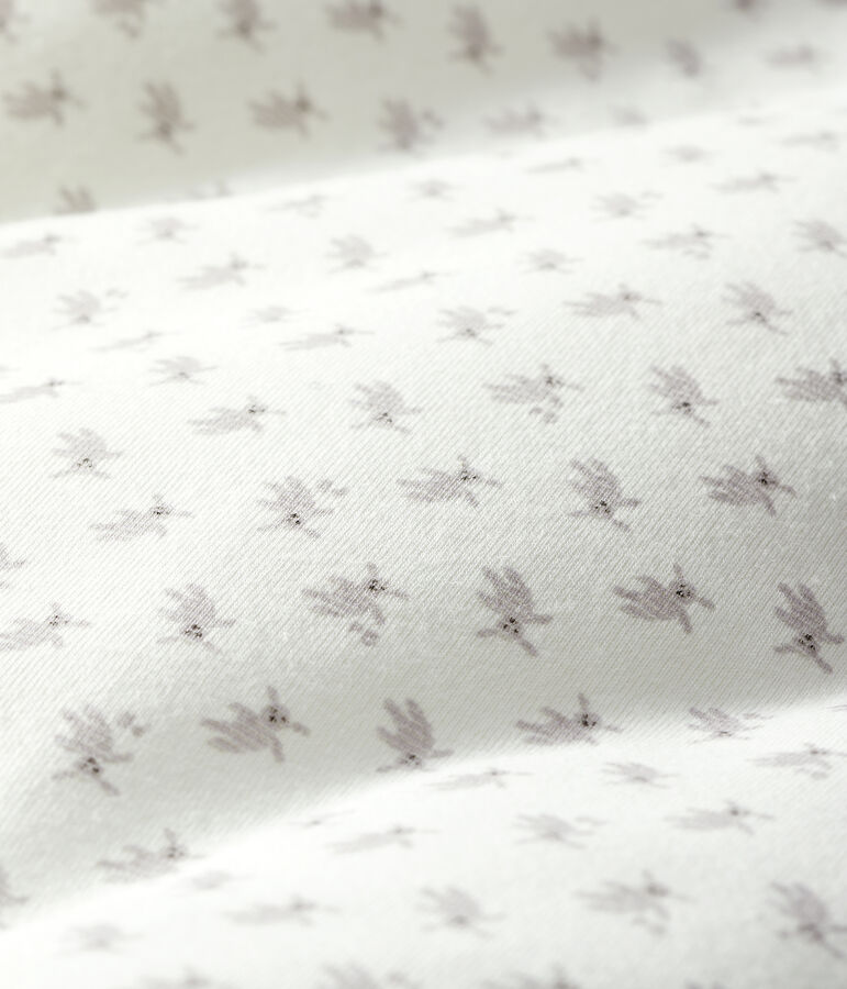 Sacco nanna beb&egrave; a costine bianco/multicolore