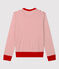 T-shirt marinière in cotone Donna bianco MARSHMALLOW/rosso TERKUIT