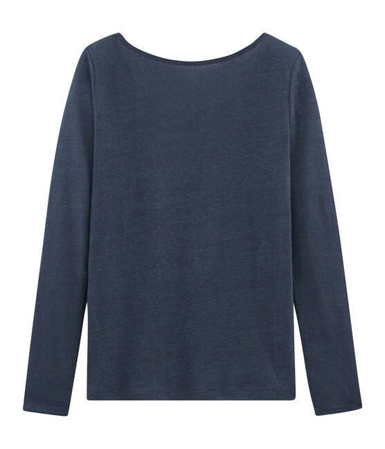 T-shirt maniche lunghe donna in lino HADDOCK