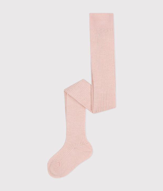 Collant in lana neonato rosa