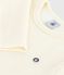 T-shirt a maniche lunghe in lana e cotone tinta unita bambino grigio ECRU