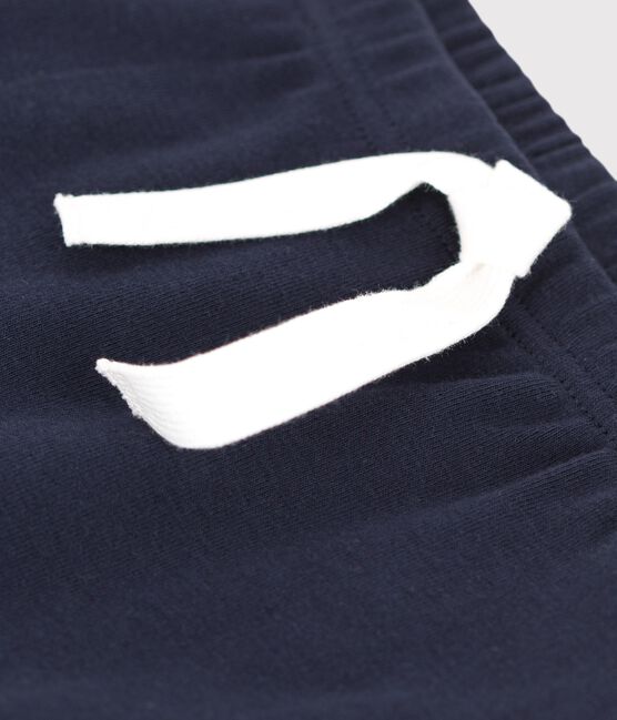Shorts per  bebè in cotone blu SMOKING