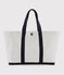 Borsa shopping bianco MARSHMALLOW/blu SMOKING