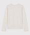 T-shirt L'ICONIQUE girocollo in cotone caldo Donna grigio BELUGA CHINE