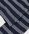 Cardigan in cotone a righe donna blu/bianco