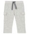 Pantalone bebè maschio in maglia di velluto grigio BELUGA CHINE