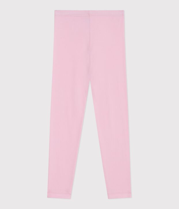Leggings in cotone tinta unita bambina MARQUISE