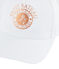 Cappellino in twill bambina bianco MARSHMALLOW