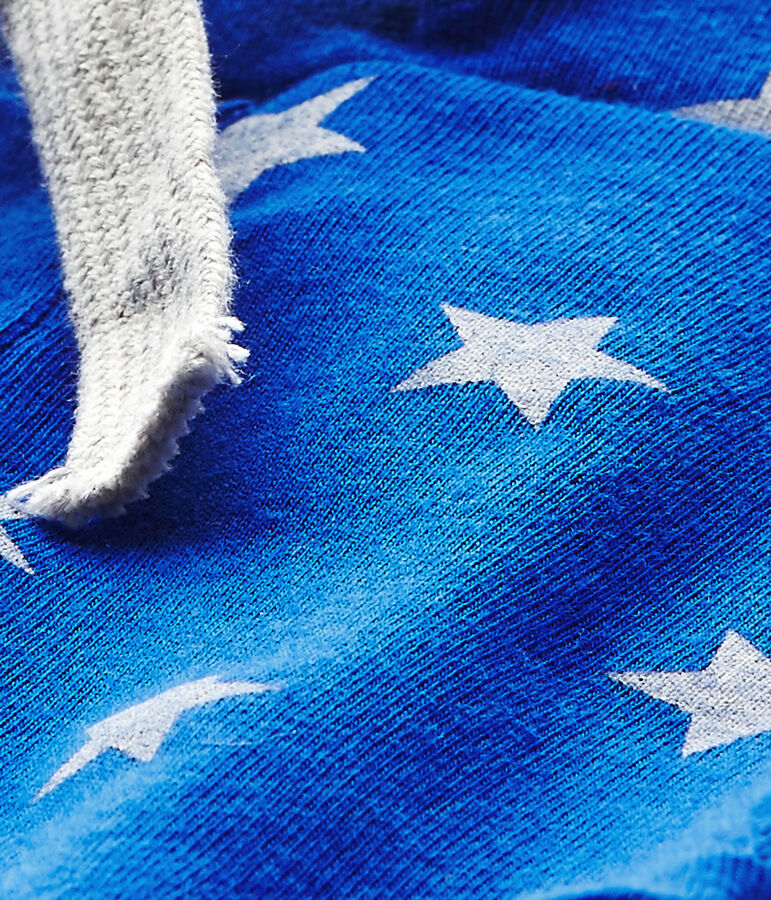 Short beb&eacute; bambino stampato blu/bianco