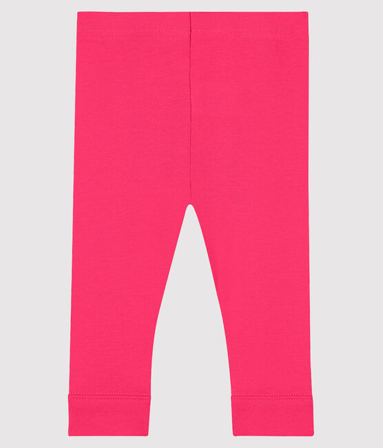 Leggins per bebè in cotone rosa GEISHA