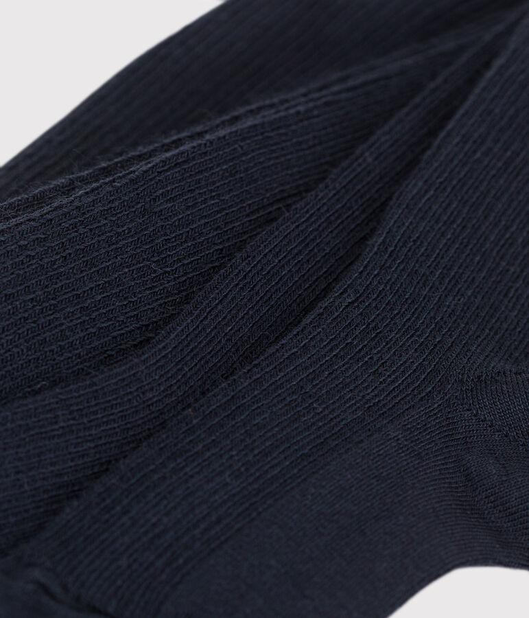 Collant in lana bambino blu