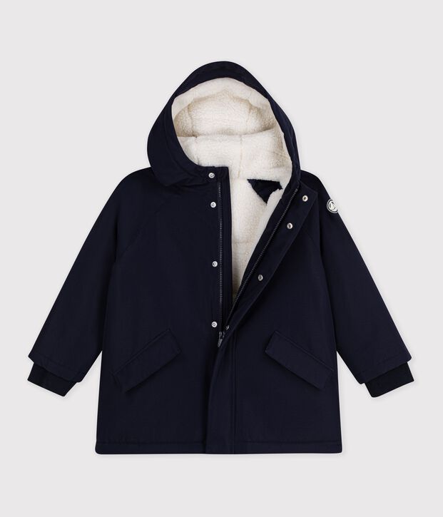 Parka bambino lunghezza media tinta unita SMOKING
