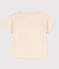 T-shirt a maniche corte bebè in jersey ricamato ecru AVALANCHE