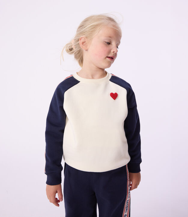 Felpa in cotone bambino MILK