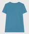T-shirt LE DROIT scollo a V in cotone Donna blu POLOCHON