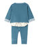 Coordinato 3 pezzi per bebè maschio blu ATELIER/blu POLOCHON
