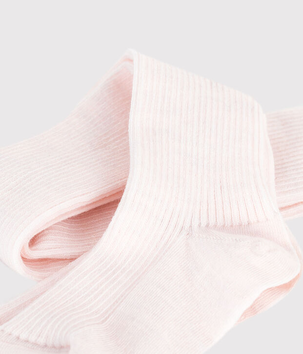 Collant in lana bambina rosa