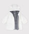 Cappotto  in sherpa dolce bebè. bianco MARSHMALLOW