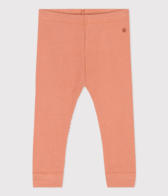 Leggings in cotone per bebè rosa SIENNA