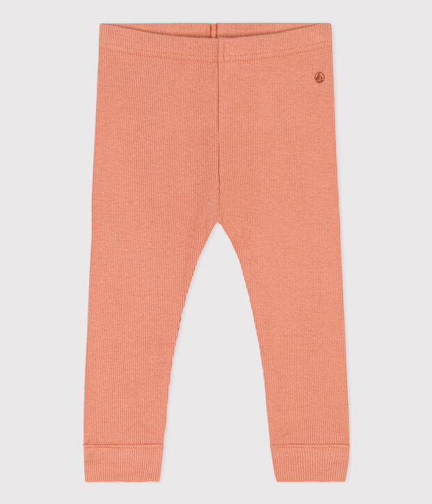 Leggings in cotone per beb&egrave; rosa