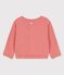 Cardigan in cotone neonato rosa PAPAYE