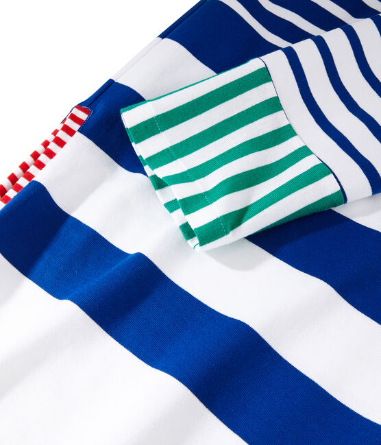Abito riedizione Hyères donna bianco LAIT/blu SURF