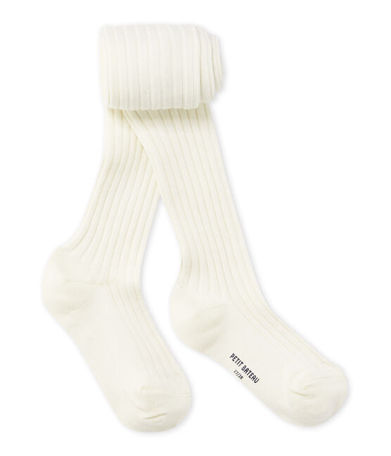 Collant fille beige COQUILLE