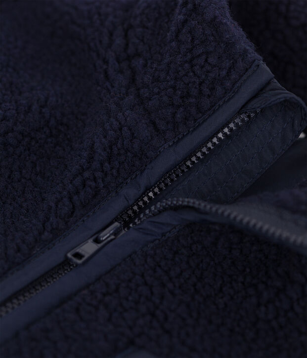 Giacca beb&egrave; in sherpa riciclata SMOKING