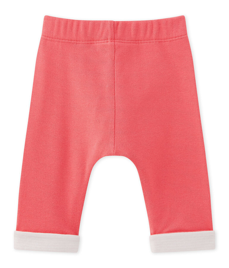 Pantaloni per beb&egrave; maschio reversibili rosa Gloss