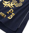 T-shirt a maniche corte bambina blu SMOKING