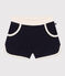 Shorts in spugna bambina blu SMOKING