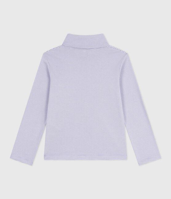 Pullover in cotone a righe bambina bianco SQUAW/ MARSHMALLOW