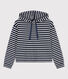 Felpa con cappuccio in cotone donna