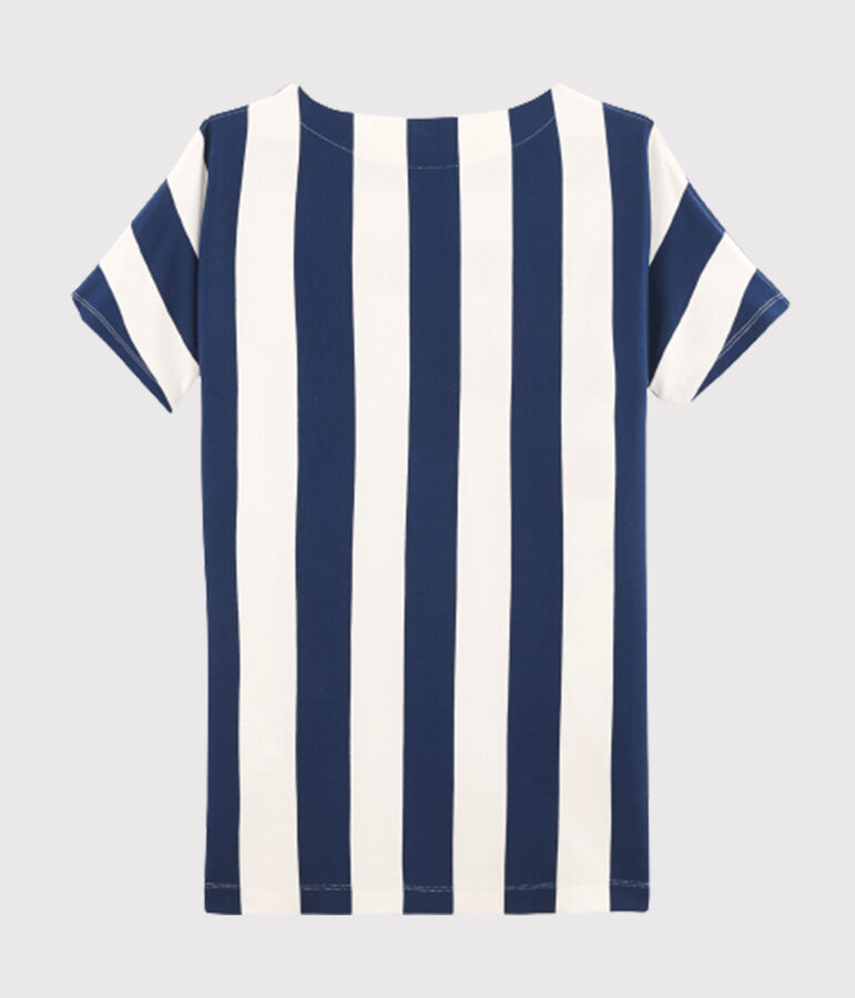 Abito donna blu MEDIEVAL/bianco MARSHMALLOW