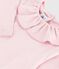 T-shirt a maniche lunghe in cotone tinta unita bambina rosa JOLI