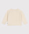 Cardigan in tricot di lana e nylon riciclato bebè  ecru AVALANCHE
