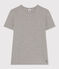 T-shirt L'ICONIQUE cocotte in cotone Donna grigio CHATON CHINE