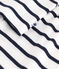 Pigiama corto con canotta in cotone a righe bambino bianco MARSHMALLOW/blu SMOKING
