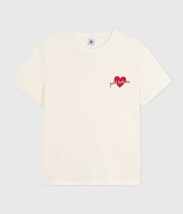 T-shirt a maniche corte e dal taglio dritto in cotone donna MILK