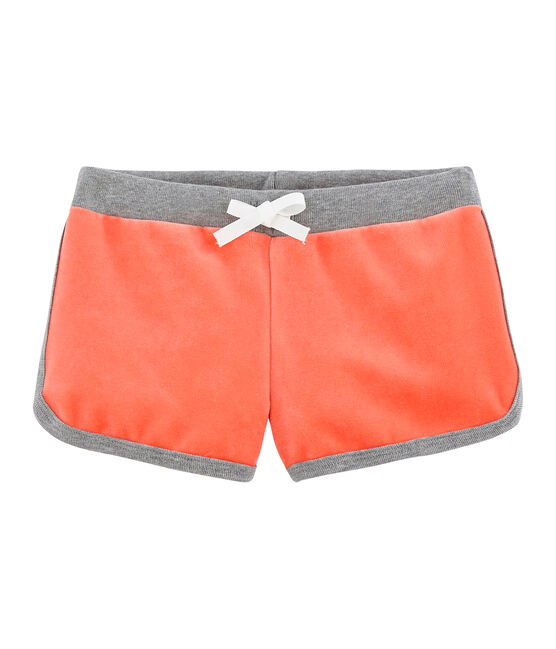 Pantaloncini bambina bambina arancione ORIENT