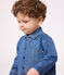 Tutina lunga bebè in denim blu DENIM CLAIR