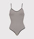 Costume intero a righe Donna