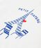 T-shirt a maniche corte con stampa bambino bianco
