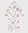 Tutina imbottita bebè femmina/maschietto bianco MARSHMALLOW/rosa ROSE/ MULTICO