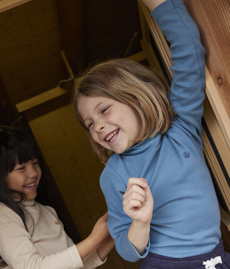 Lupetto in cotone bambino unisex blu