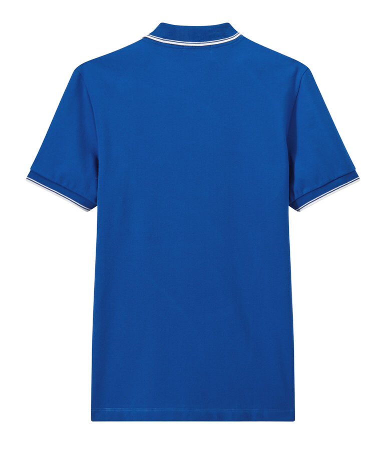 Polo maniche corte uomo blu